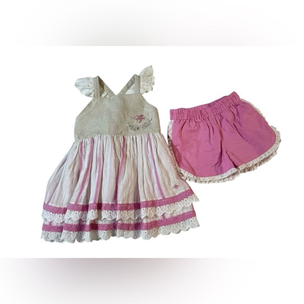 Love + Grow Clothing Co Starfish Wishes Tunic Set 4T